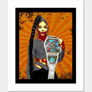 Bianca Belair // Retro Comics Style Posters and Art